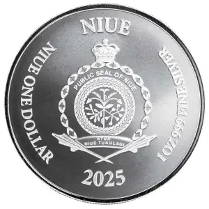 2025 1oz Niue - Lady Justice Silver Round (2)