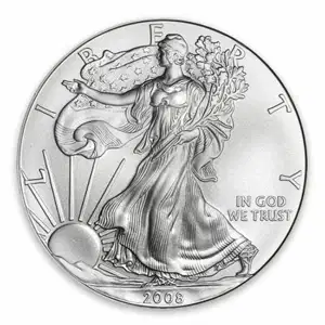 2008 1oz American Silver Eagle (2)