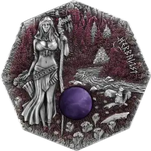 2025 2 oz Witchcraft - Herbalist Ultra High Relief Silver Coin (2)